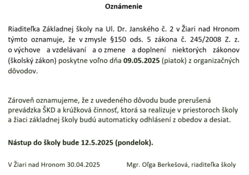 voľno